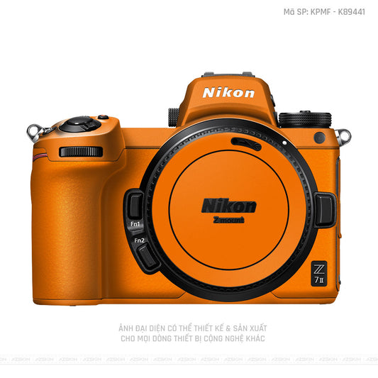 Dán Skin Máy Ảnh Nikon Màu Cam | K89441