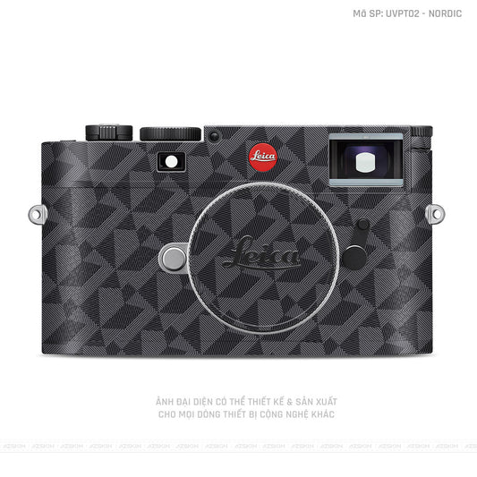Dán Skin Máy Ảnh Leica Vân Nổi Nordic Xám | UVPT02