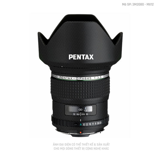 Dán Skin Ống Kính Pentax Đổi Màu Matrix Black | 3M2080 - MX12