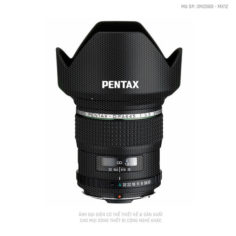 Dán Skin Ống Kính Pentax Đổi Màu Matrix Black | 3M2080 - MX12