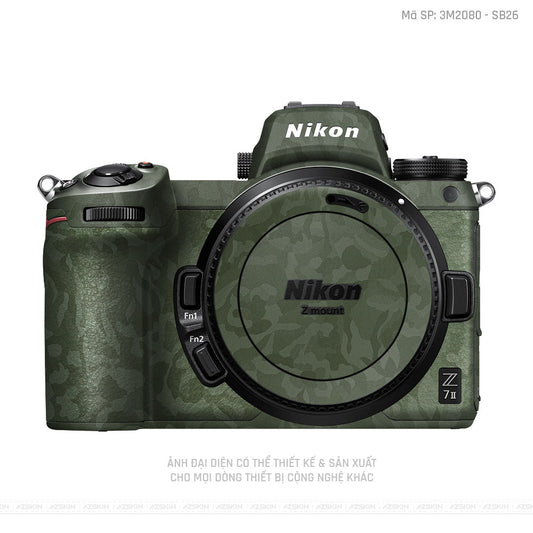 Dán Skin Máy Ảnh Nikon Vân Camo Green | 3M2080 - SB26