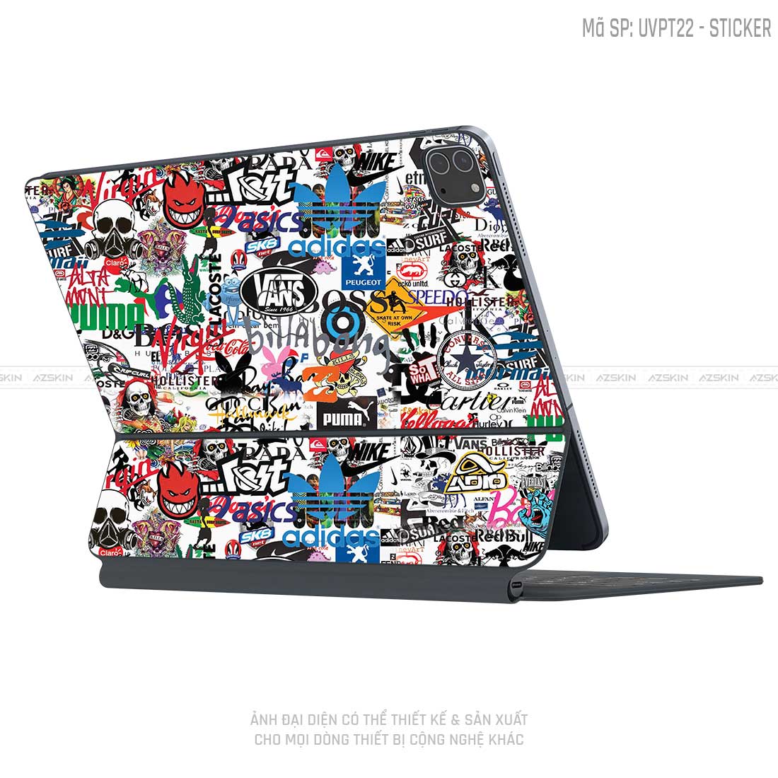 Dán Skin Magic Keyboard Vân Sticker 04 | UVPT22