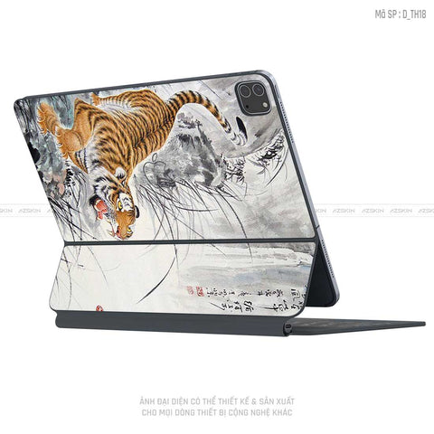 Dán Skin Magic Keyboard Hình Thư Pháp | D_TH18