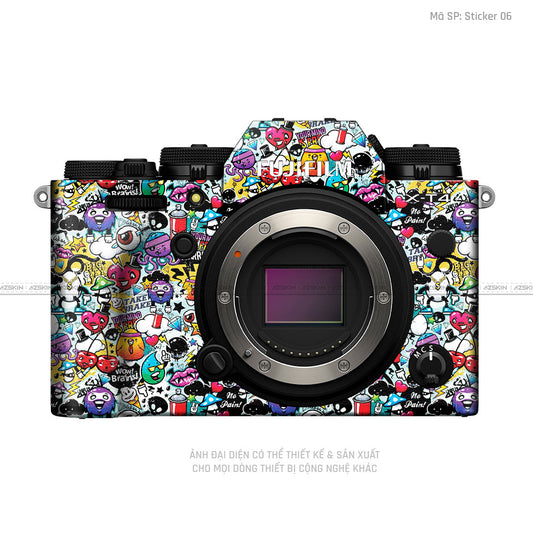 Dán Skin Máy Ảnh Fujifilm Vân Nổi Pattern Sticker 06 | UVPT22