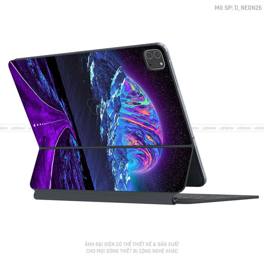 Dán Skin Magic Keyboard Hình Neon | D_NEON26