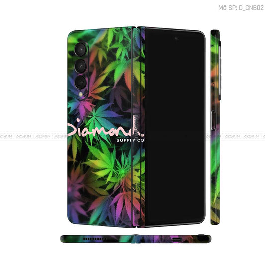 Dán Skin Galaxy Z Fold3 Hình Canabis | D_CNB02