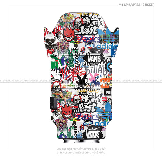 Dán Skin Ống Kính Sigma Vân Nổi Sticker 04 | UVPT22