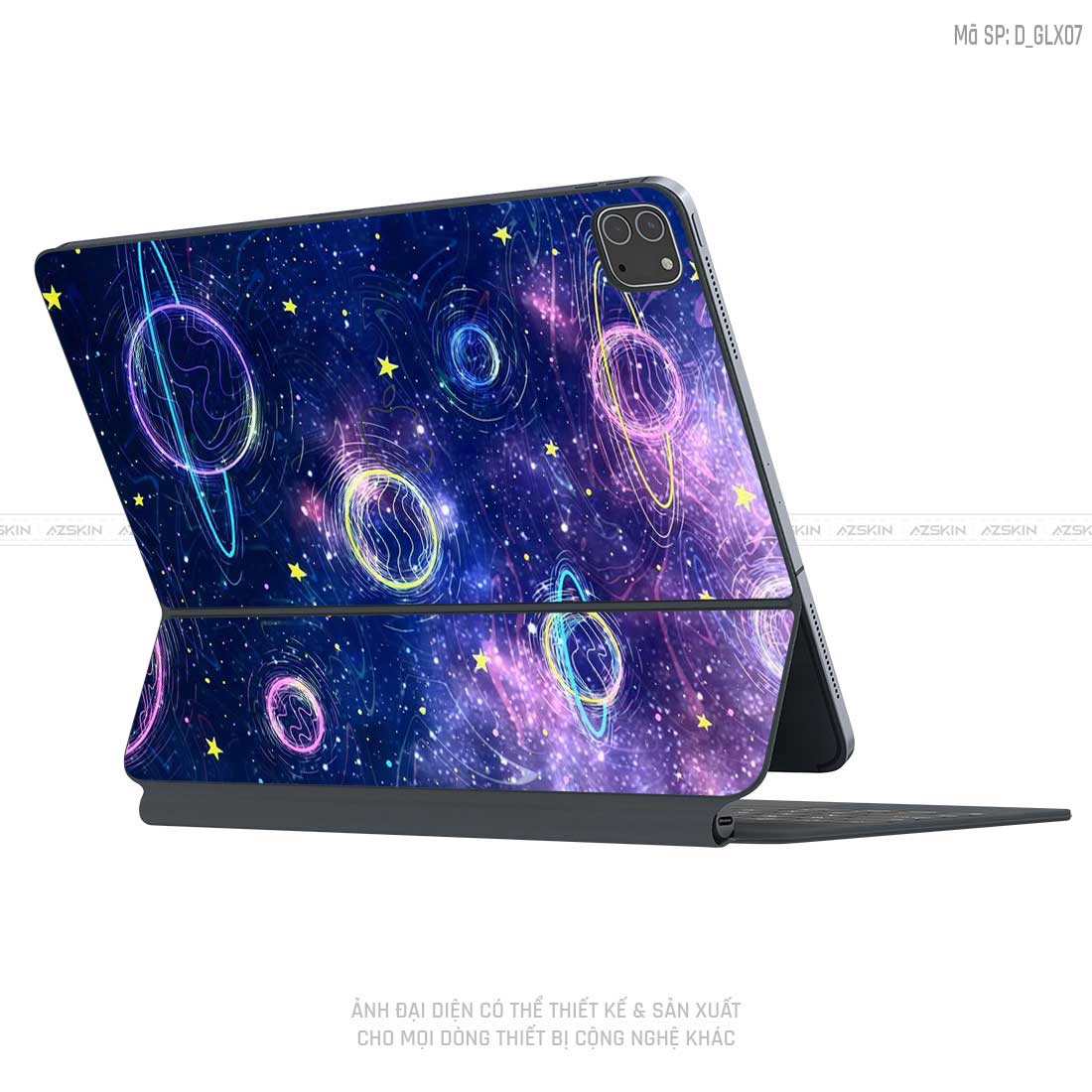 Dán Skin Magic Keyboard Hình Galaxy - Space | D_GLX07