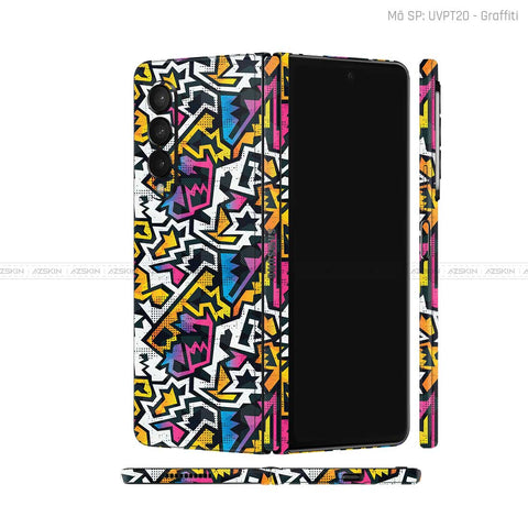 Dán Skin Galaxy Z Fold3 Vân Graffiti 03 | UVPT20