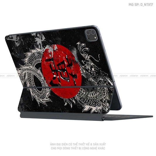 Dán Skin Magic Keyboard Hình Tattoo | D_NTX17