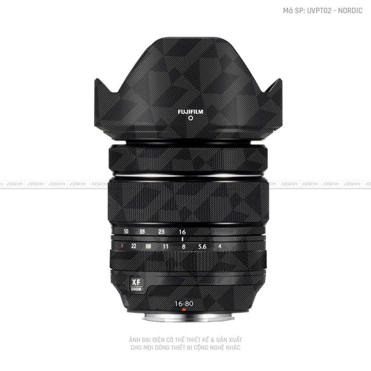 Dán Skin Ống Kính Fujifilm Vân Nổi Nordic | UVPT02