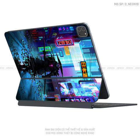 Dán Skin Magic Keyboard Hình Neon | D_NEON18