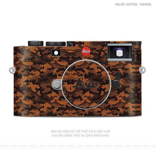 Dán Skin Máy Ảnh Leica Vân Nổi Mamba Cam | UVPT05