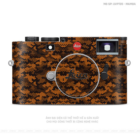 Dán Skin Máy Ảnh Leica Vân Nổi Mamba Cam | UVPT05