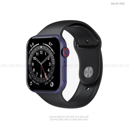 Dán Skin Apple Watch Màu Tím Metallic | VN12