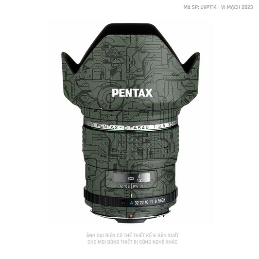 Ống Kính Pentax Vân Nổi Vi Mạch 2023 Xanh | UVPT14