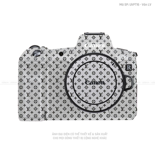 Dán Skin Máy Ảnh Canon Vân Nổi Vân Pattern LV | UVPT16