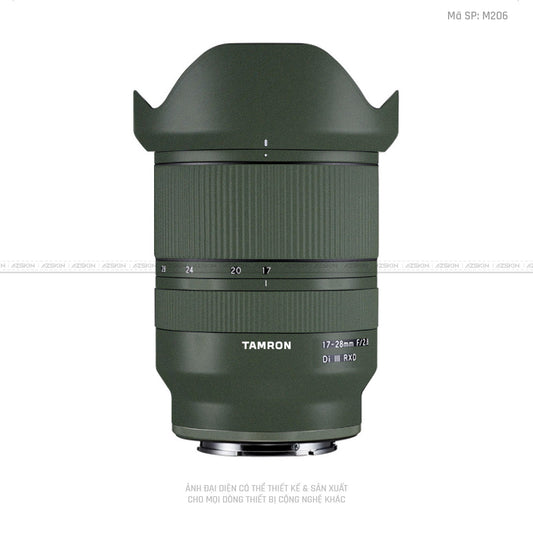 Dán Skin Ống Kính Tamron Đổi Màu Xanh | M206