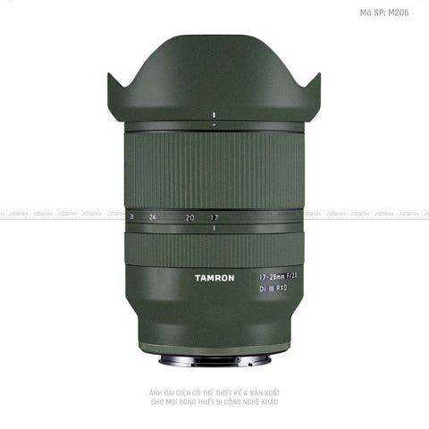 Dán Skin Ống Kính Tamron Đổi Màu Xanh | M206