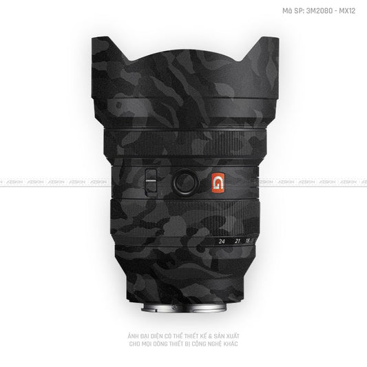 Skin Ống Kính Sony Vân Nổi Camo Black | 3M2080 - SB12