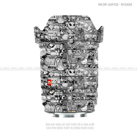 Dán Skin Ống Kính Viltrox Vân Nổi Sticker 02 | UVPT22