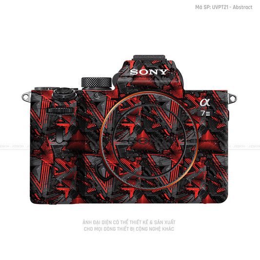 Dán Skin Máy Ảnh Sony Vân Nổi Abstract 01 | UVPT21