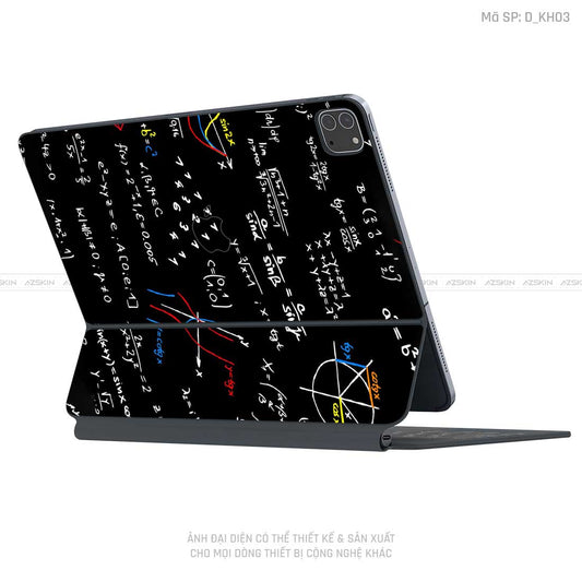 Dán Skin Magic Keyboard Hình Khoa Học | D_KH03