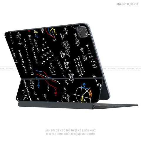 Dán Skin Magic Keyboard Hình Khoa Học | D_KH03