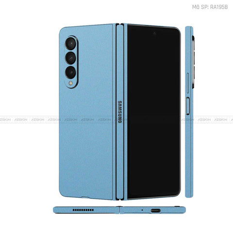 Dán Skin Galaxy Z Fold3 Đổi Màu Xanh Sierra Blue | RA195B