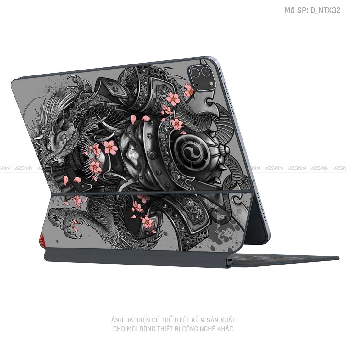 Dán Skin Magic Keyboard Hình Tattoo | D_NTX32