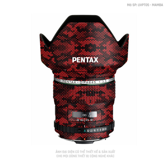 Ống Kính Pentax Vân Nổi Mamba Đỏ | UVPT05
