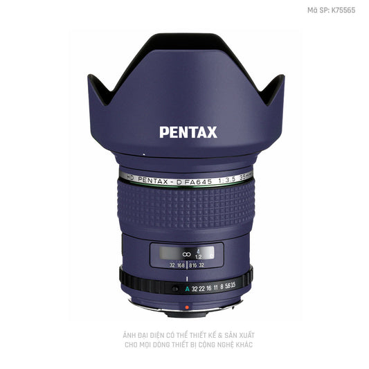 Dán Skin Ống Kính Pentax Đổi Màu Tím | K75565