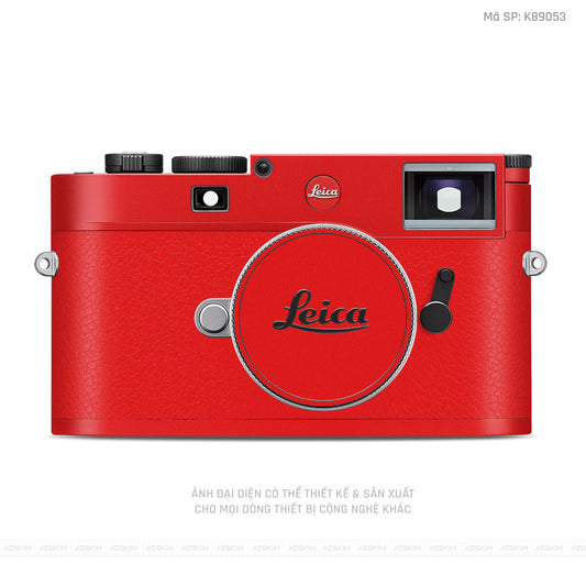 Dán Skin Máy Ảnh Leica Màu Đỏ | K89041
