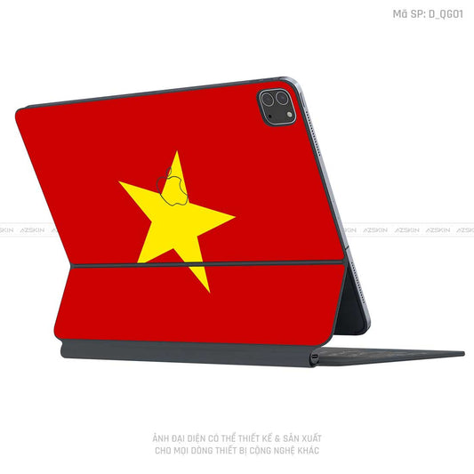 Dán Skin Magic Keyboard Hình Quốc Gia | D_QG01