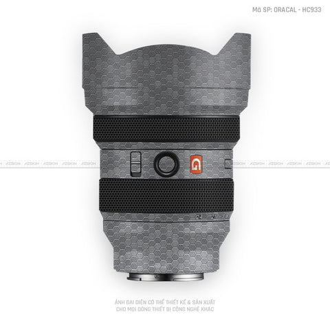 Skin Ống Kính Sony Vân Tổ Ong Xám | ORACAL - HC933