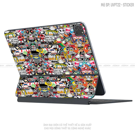 Dán Skin Magic Keyboard Vân Sticker 01 | UVPT22