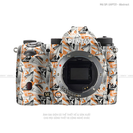Dán Skin Máy Ảnh Pentax Vân Nổi Abstract 02 | UVPT21