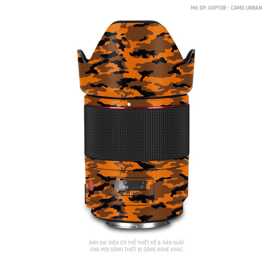 Dán Skin Ống Kính Máy Ảnh Vân Nổi Camo Urban Cam | UVPT08