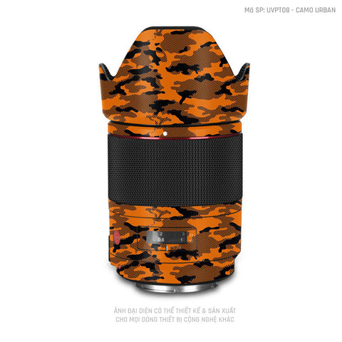 Dán Skin Ống Kính Máy Ảnh Vân Nổi Camo Urban Cam | UVPT08