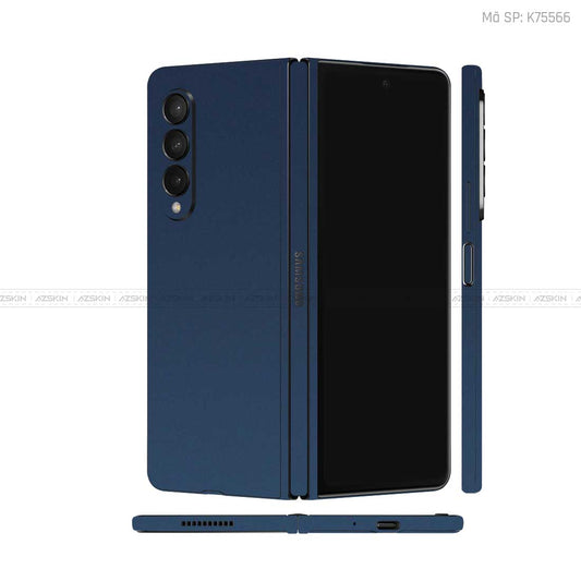 Dán Skin Galaxy Z Fold3 Đổi Màu Xanh Tím Than | K75566