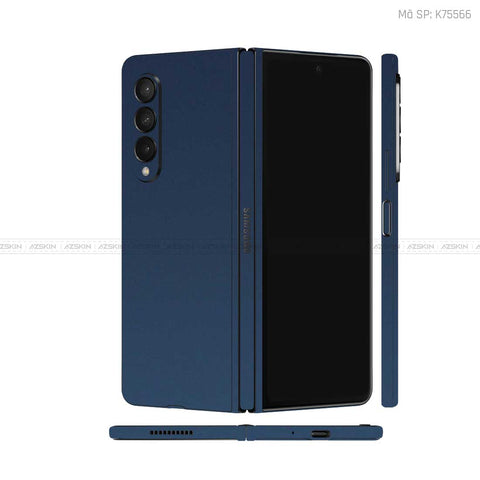 Dán Skin Galaxy Z Fold3 Đổi Màu Xanh Tím Than | K75566