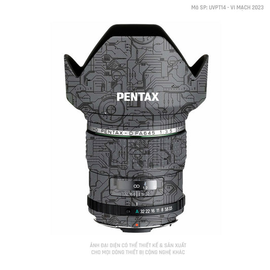 Ống Kính Pentax Vân Nổi Vi Mạch 2023 Xám | UVPT14