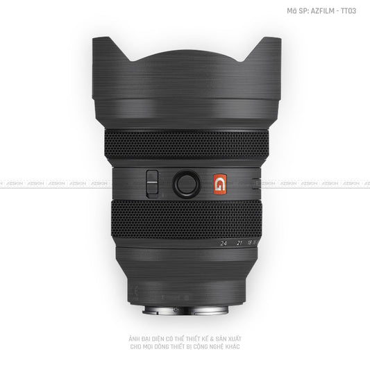 Skin Ống Kính Sony Vân Xước Titan Xám | AZFILM - TT03