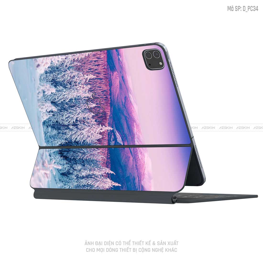 Dán Skin Magic Keyboard Hình Phong Cảnh | D_PC34