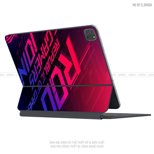 Dán Skin Magic Keyboard Hình Gaming Gear | D_GMG06