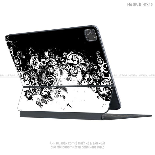 Dán Skin Magic Keyboard Hình Tattoo | D_NTX45