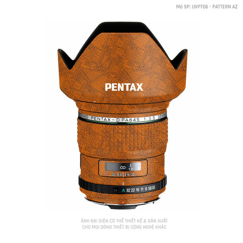 Dán Skin Ống Kính Pentax Pattern AZ Cam | UVPT06