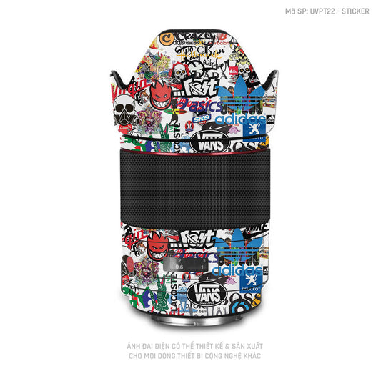 Dán Skin Ống Kính Máy Ảnh Vân Nổi Sticker 04 | UVPT22