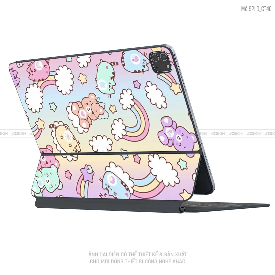 Dán Skin Magic Keyboard Hình Dễ Thương | D_CT40