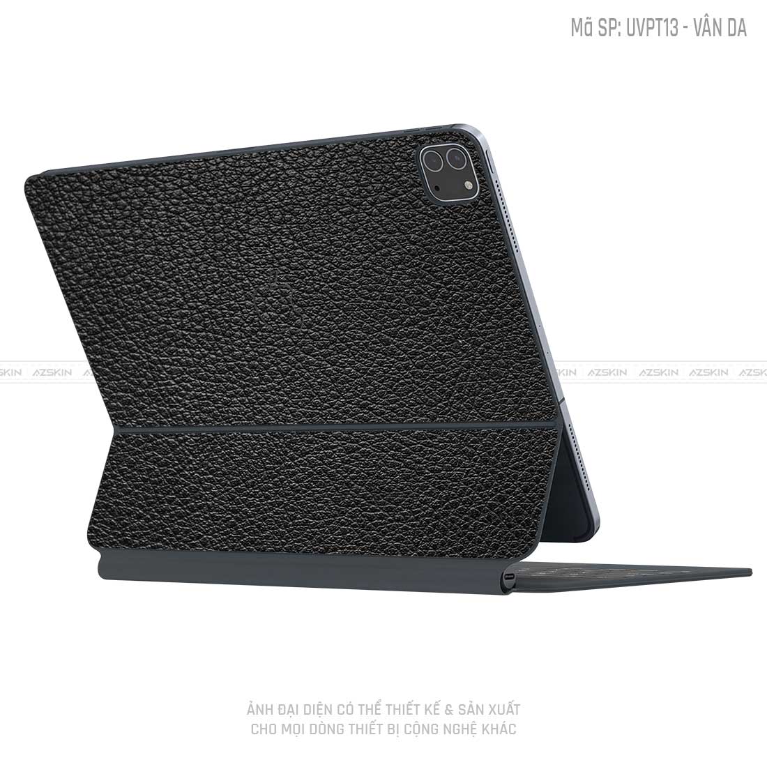 Dán Skin Magic Keyboard Vân Da Đen | UVPT13